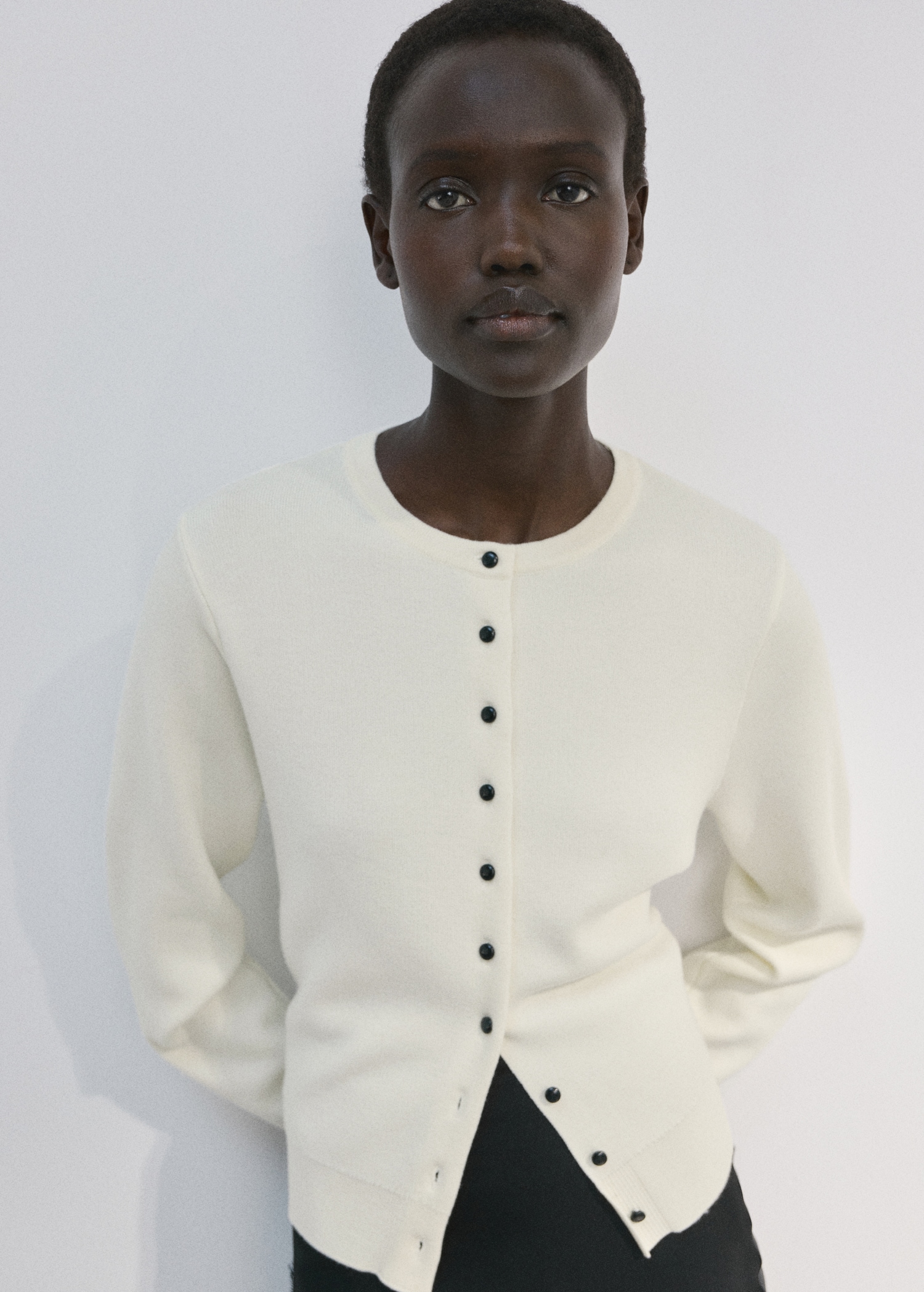 Knitted Button Cardigan | Mango United Kingdom