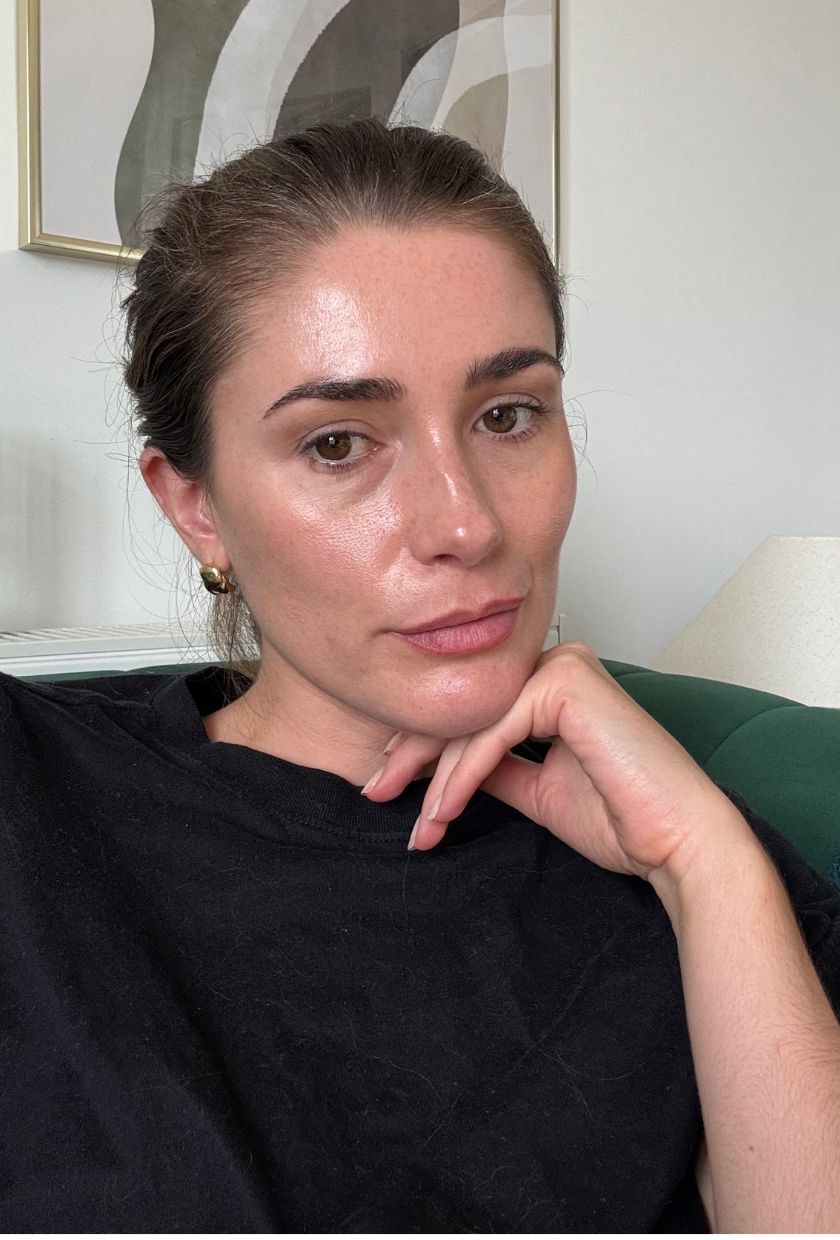 A selfie of beauty editor Eleanor after testing the Currentbody Series 2 LED Mask for a year