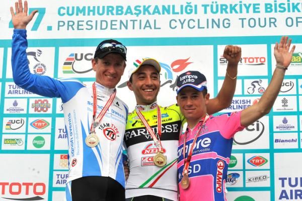 Efimkin, Rabottini and Magazzini were the top three riders on stage five.