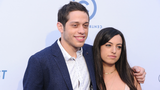 Pete Davidson and Cazzie David attend the Comedy Central Roast of Rob Lowe at Sony Studeios in Los Angeles, California 2016