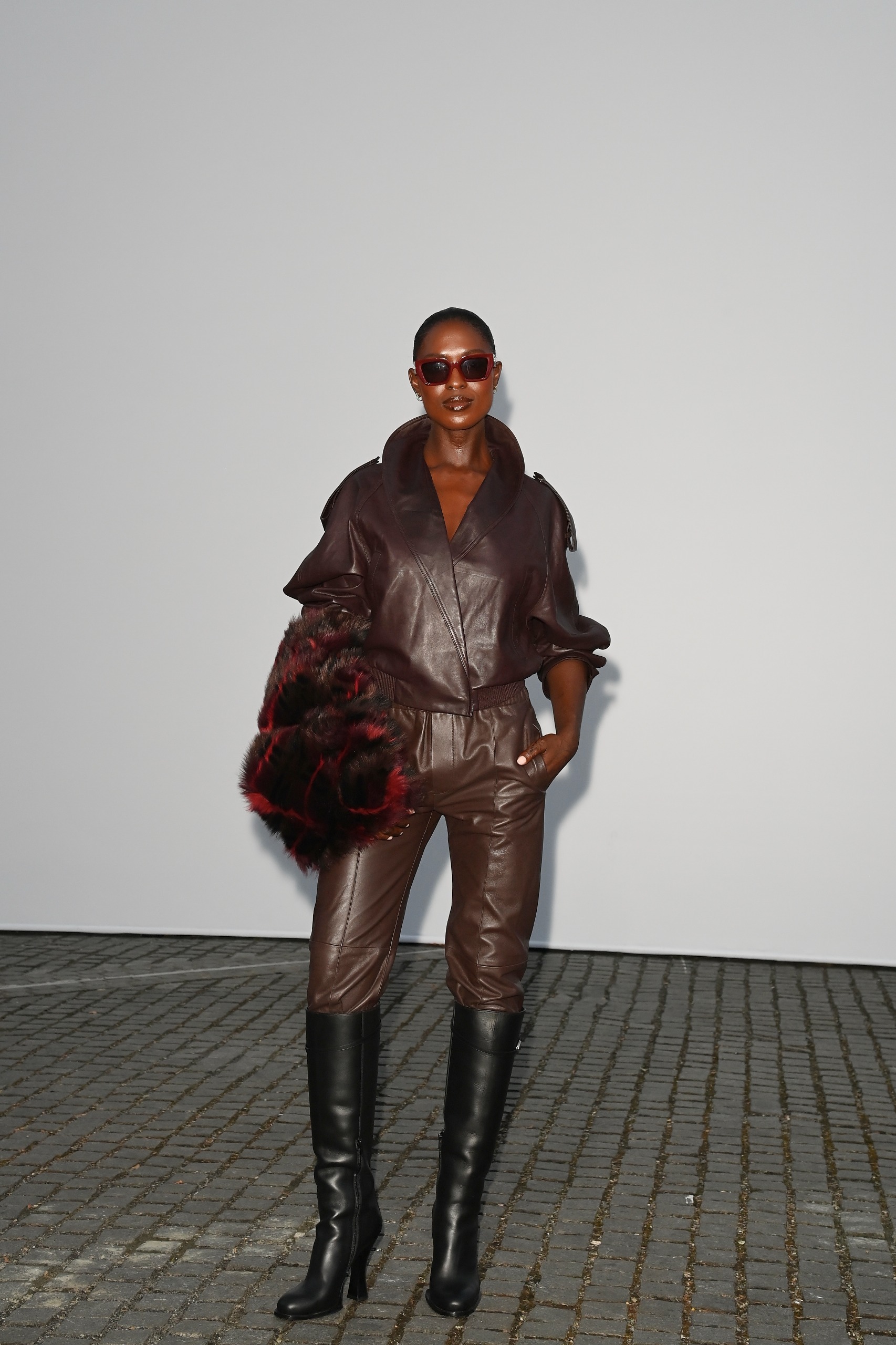 a celebrity attendee at the burberry spring 2027 show
