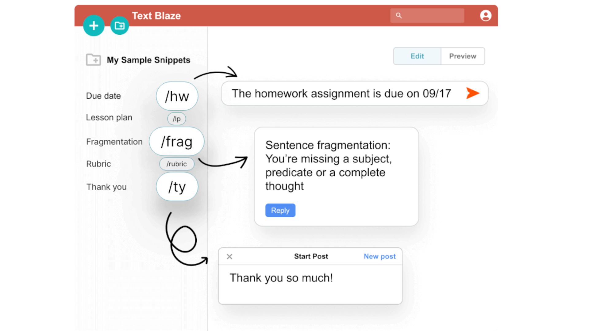 Text Blaze