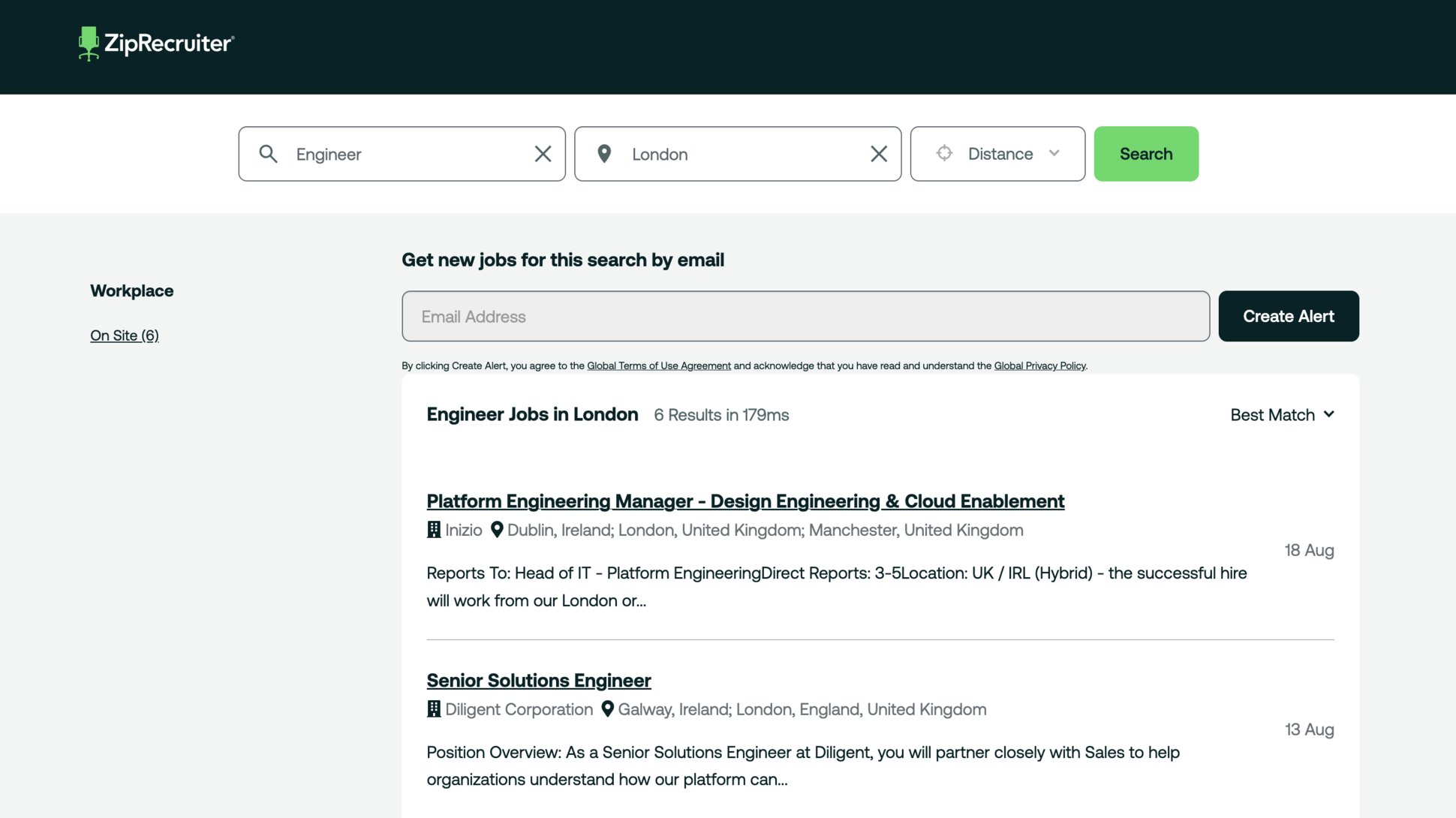 ZipRecruiter&amp;rsquo;s interface
