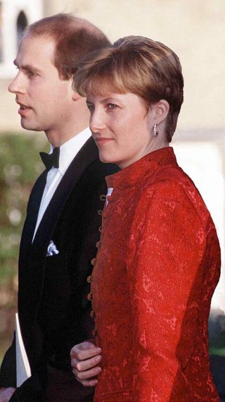 Prince Edward and Duchess Sophie at the wedding of Lord Ivar Mountbatten