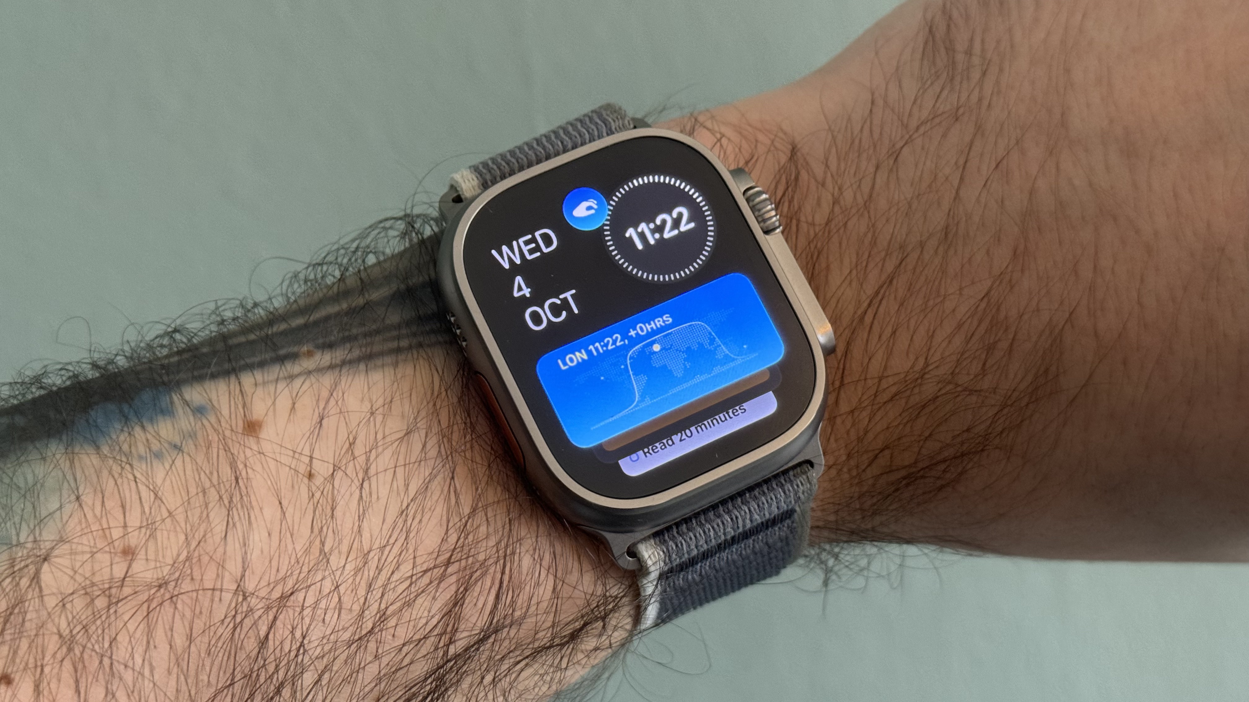 Double Tap on Apple Watch Ultra 2