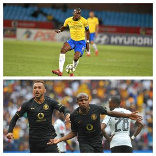 Hlompho Kekana, Samir Nurkovic and Lebogang Manyama