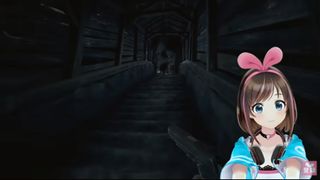 Kizuna AI VTuber playing Resident Evil 8