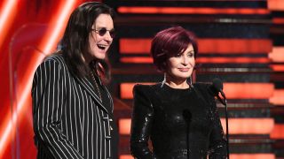 Ozzy Osbourne and Sharon Osbourne together in 2020