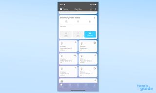 Aeotec Smart Home Hub app home screen