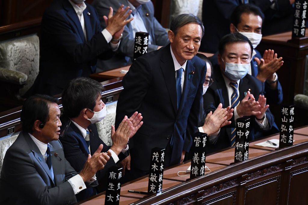 Yoshihide Suga elected Japan&amp;#039;s prime minister