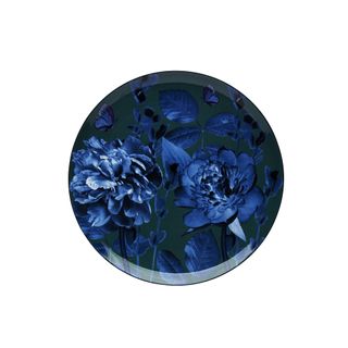 blue colour buttery pattern dinnerware