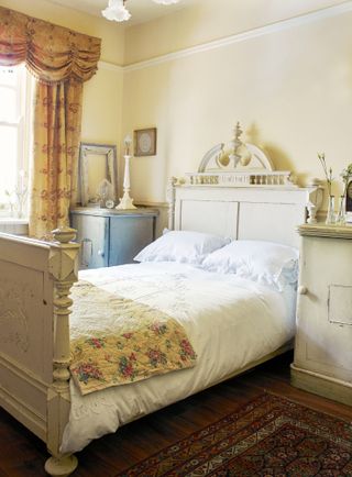 Elegant bedroom with french style furniture