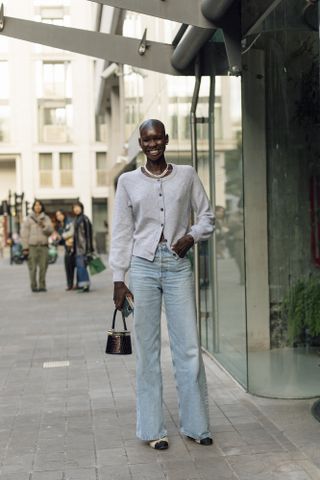 London street style denim