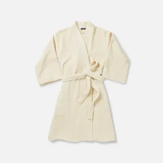 Organic Ribbed Robe