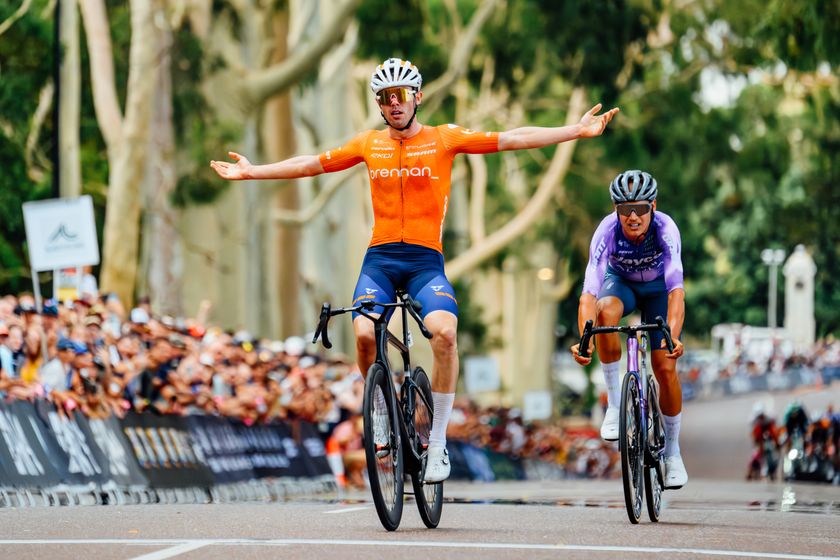 Patrick Eddy wins the AusCycling Road National Championships elite men's road race
