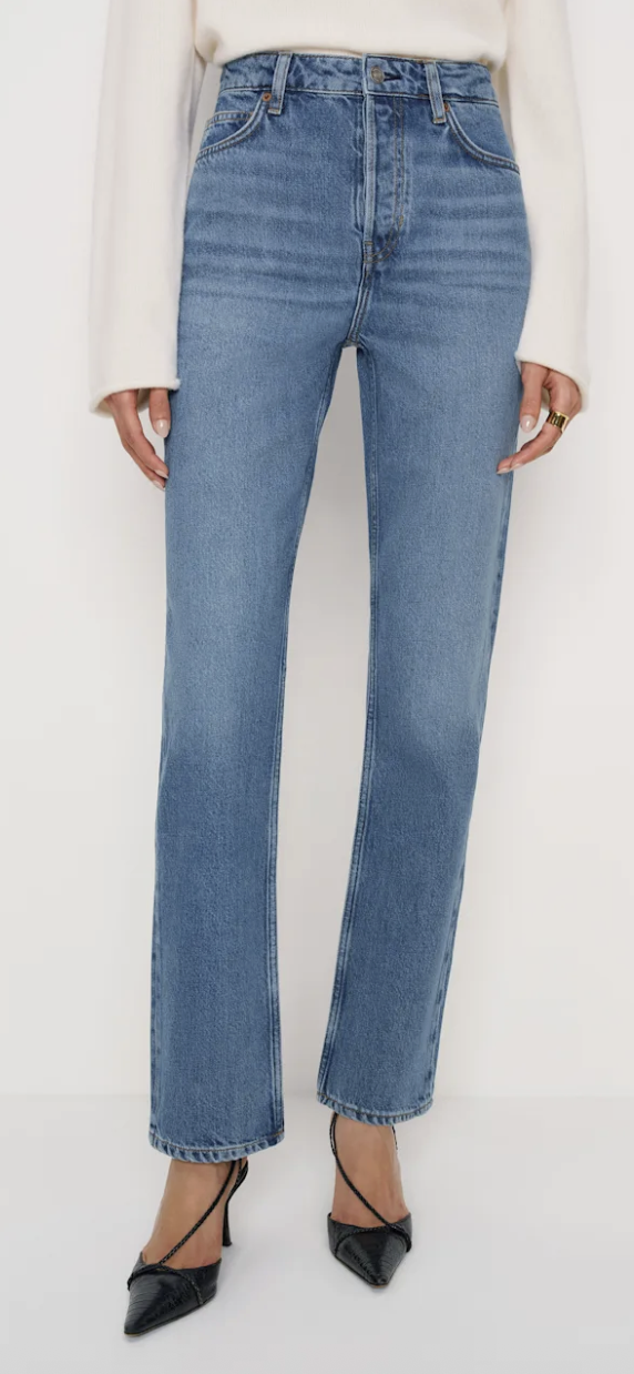 Reformation, Cynthia High Rise Straight Jeans