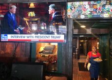 Bar airing Trump interview