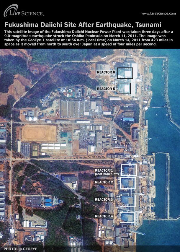 Fukushima Daiichi nuclear reactors