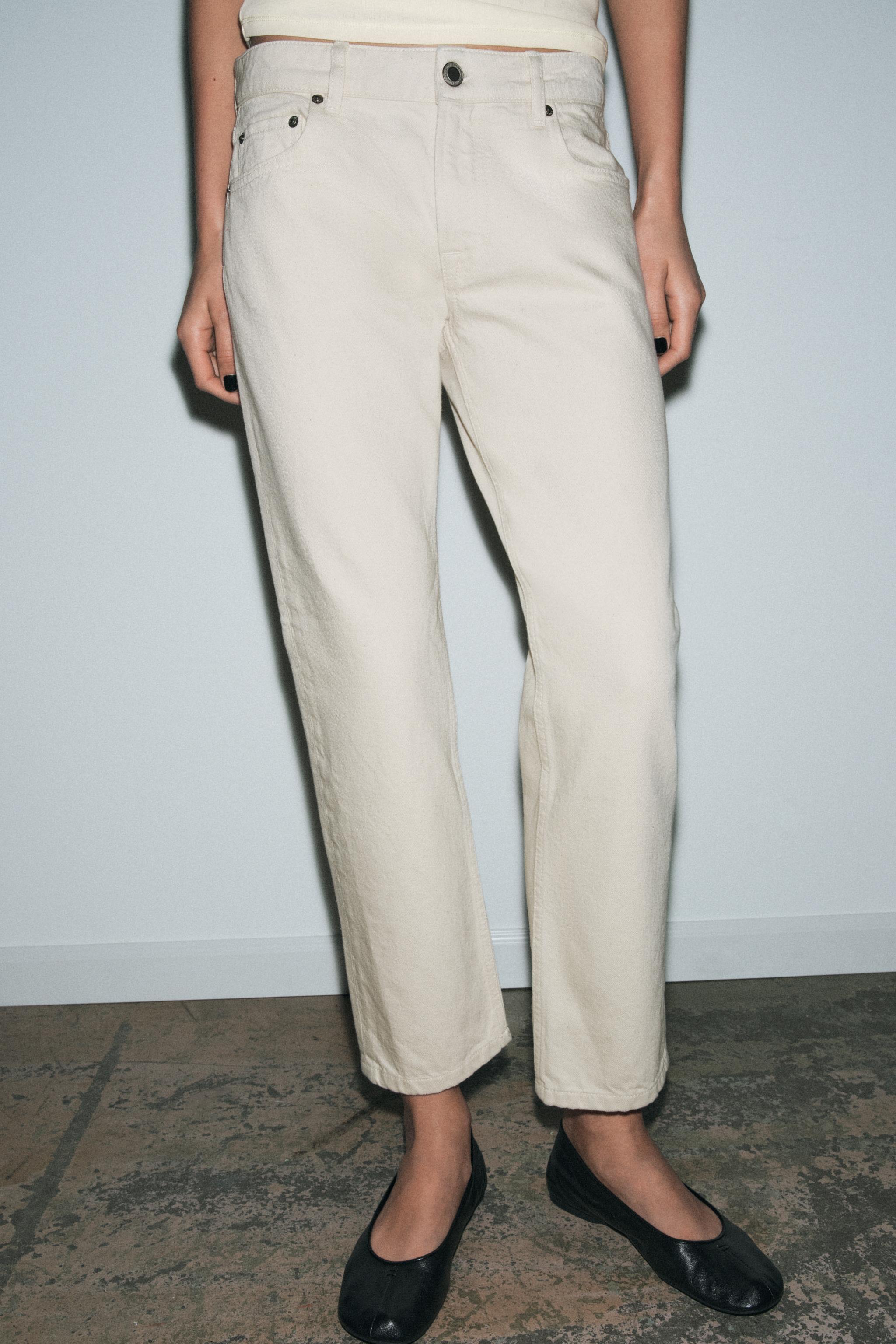 Zw Collection Mid-Rise Cigarette Jeans