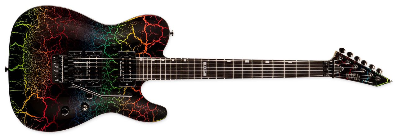 ESP LTD '87 Series Rainbow Crackle