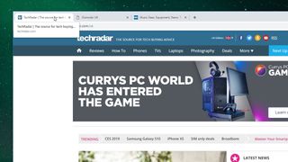 Chome tab hover cards