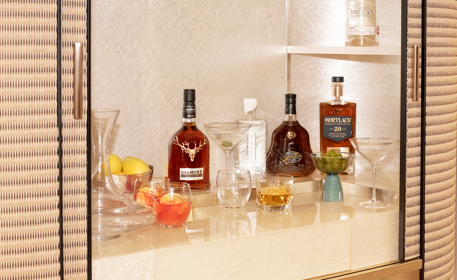 whisky bottles