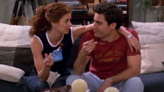 Debra Messing and Eric McCormack on Will & Grace