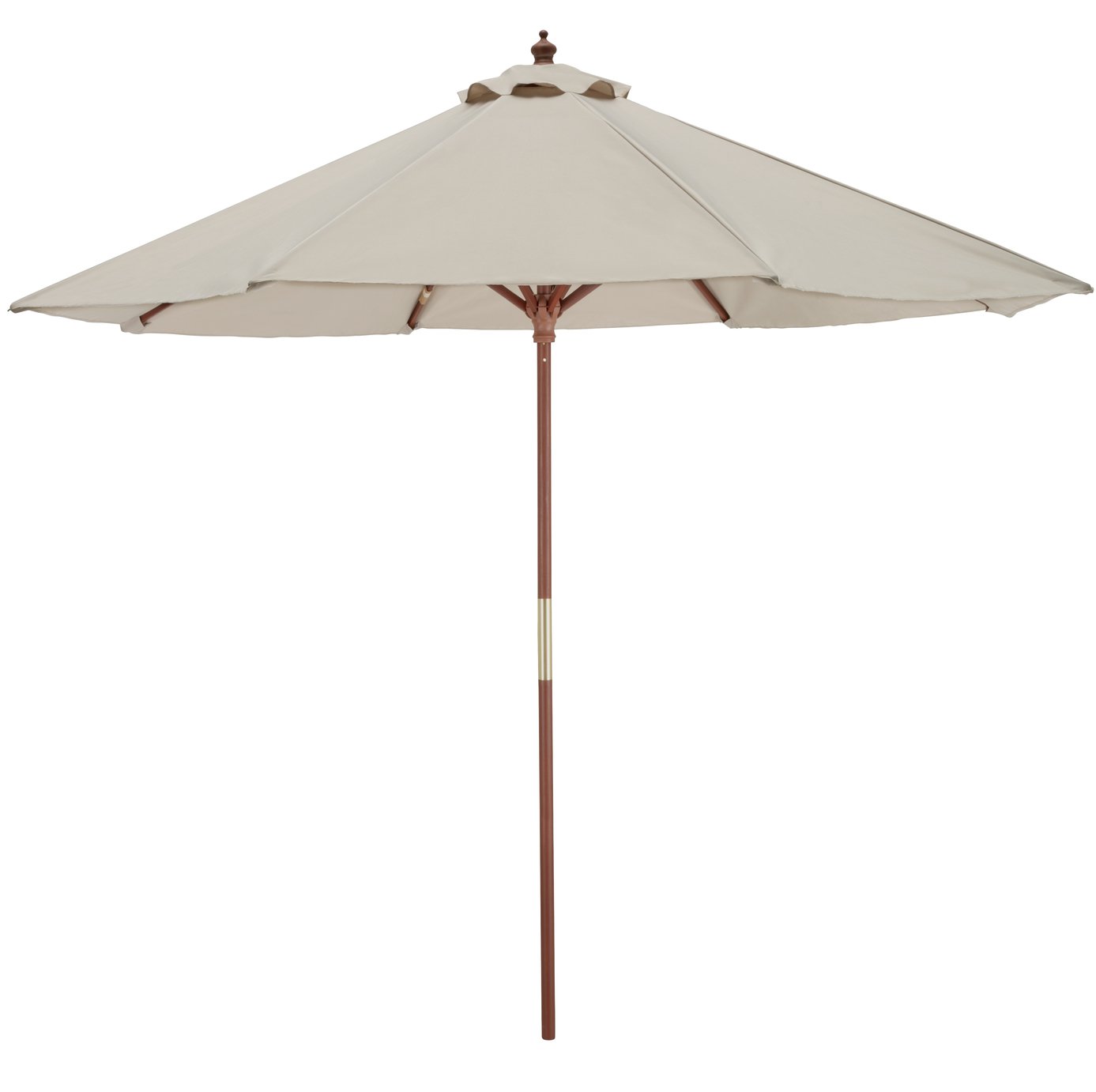 Habitat 2.7m Water Repellent Garden Parasol - Cream