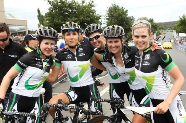 Amanda Spratt, Shara Gillow, Melissa Hoskins, Alexis Rhodes, Tiffany Cromwell (GreenEDGE) - a formidable team