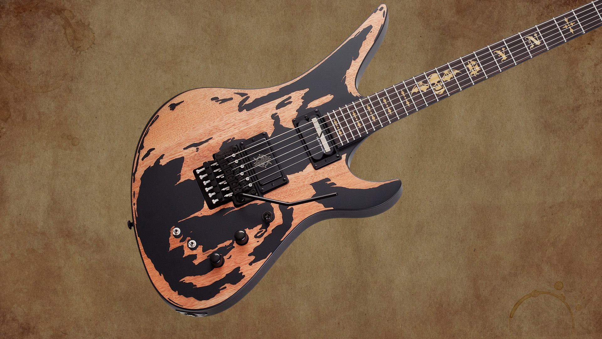 ギター Schecter Synyster Custom AD-A7X-SS-CTM A work of art”: Schecter and Synyster Gates have released a