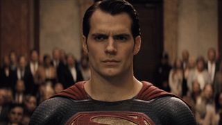 Superman appearing in court in Batman v Superman: Dawn of Justice
