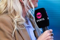 Who are the TNT Sports commentators and pundits this weekend? TNT sports branded microphone during the Premier League match between Everton FC and Manchester United FC at Goodison Park on February 22, 2025 in Liverpool, England.