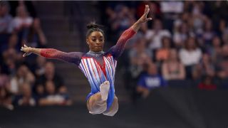 Gymnast Simone Biles ahead of the Paris 2024 Olympics