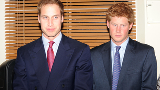 Prince William and Prince Harry attend a reception to mark the launch of the Henry Van Straubenzee Memorial Fund on January 8, 2009 in London, England.