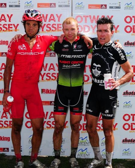 Podium (L-R): Lachlan Norris, Adrian Jackson and Craig Gordon.