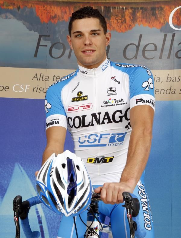 Andrea Pasqualon (Colnago-CSF Inox) is ready for his first season at the highest level.