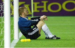 Oliver Kahn in the 2002 World Cup final