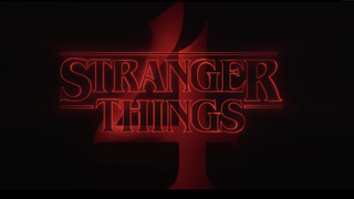 stranger things season 4 logo screenshot netflix