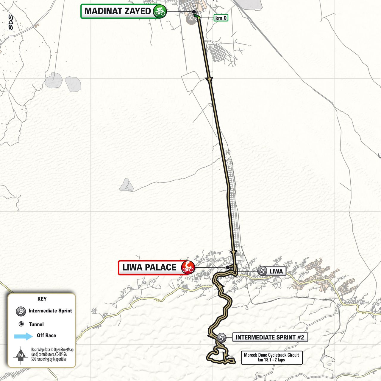 Maps and profiles for the 2024 UAE Tour