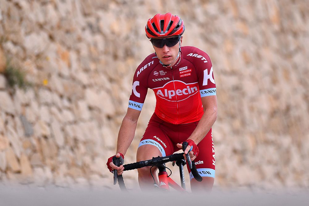 Maurits Lammertink in the 2017 Katusha-Alpecin kit