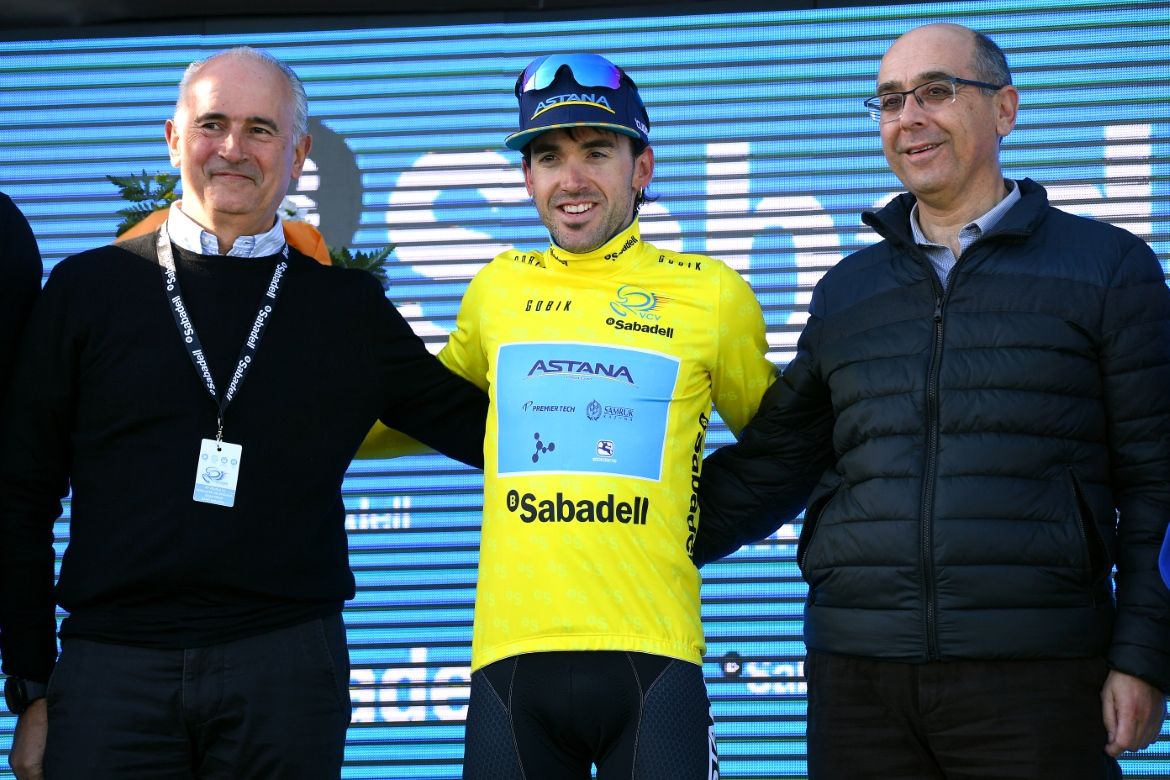 Ion Izagirre in yellow after stage 4