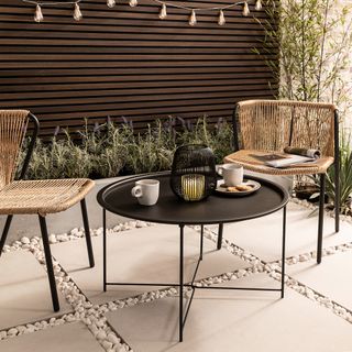 Outdoor furniture 2 seater and table