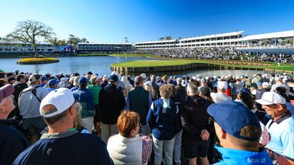 Fans watching The Players Championship