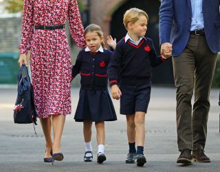 Prince George and Charlotte, school