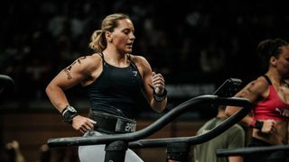 Athlete Aimee Cringle at the 20223 CrossFit Europe Semifinals event