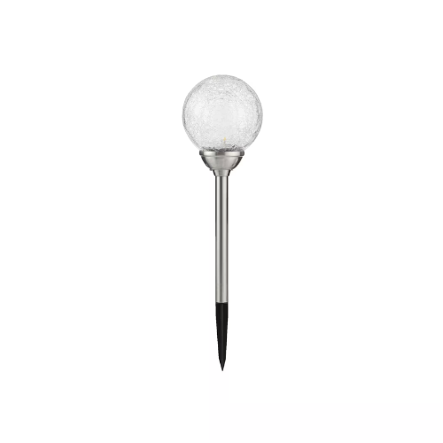 Noma Crackle Ball Stake Lights, Set of 3, Warm White