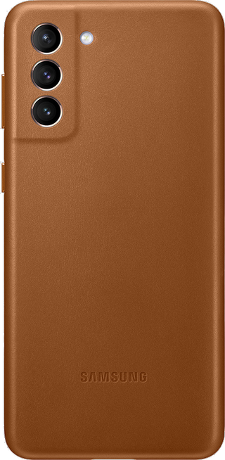 Galaxy S21 Plus Leather Cover Brown