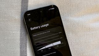 Battery settings screen on Pixel 10 Pro