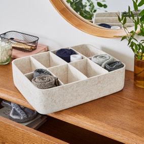 The Edited Life Felt 8 Drawer Organiser