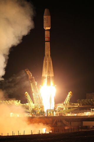 Launch of MetOp-B Satellite